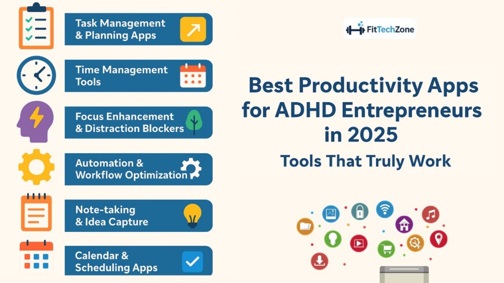 Productivity Apps for ADHD Entrepreneurs for Time & Business Growth